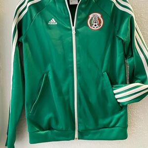 Adidas-Mexico Warm-up Jacket-Youth S 8-10